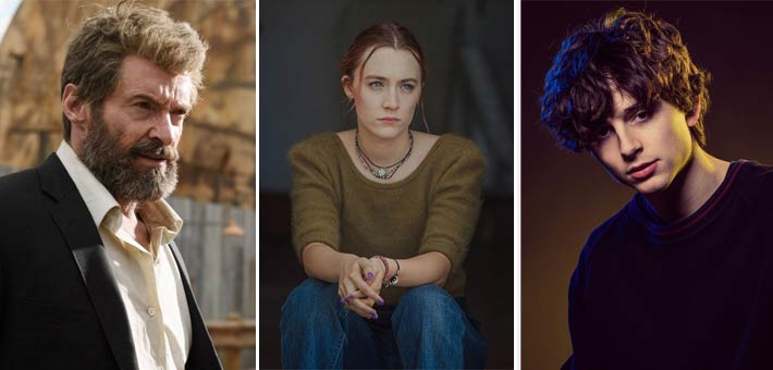 تيموثي شالاميت وسيرشا رونان وهيو جاكمان