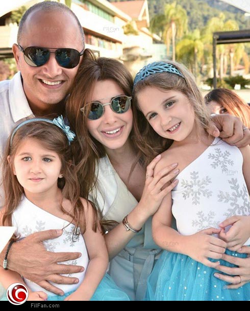 نانسي عجرم تحتفل بعيد ميلاد ميلا وإيلا