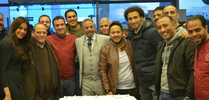 فريق عمل &quot;سك على أخواتك&quot; مع المنتج صادق الصباح