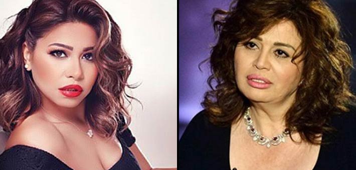 إلهام شاهين وشيرين عبد الوهاب 