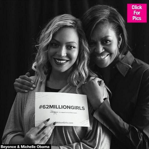 ميشيل أوباما وبيونسيه 