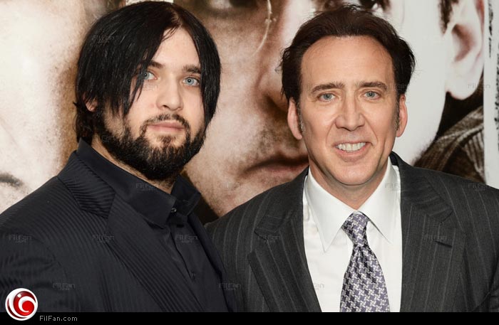 نيكولاس كيدج مع ابنه ويستون 