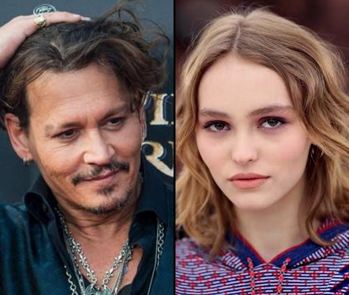 ليلي روز ديب وجوني ديب