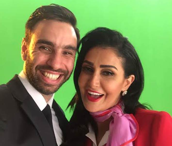 أحمد الشامي وغادة عبد الرازق