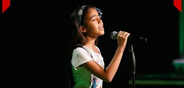 الطفلة نور قمر في The Voice Kids 