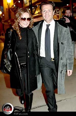 جيري هالويل وخطيبها رجل الأعمال الإيطالي فابريزيو بوليتي