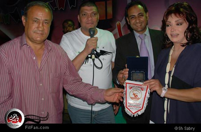 نبيلة عبيد في تكريم الشباب والرياضة