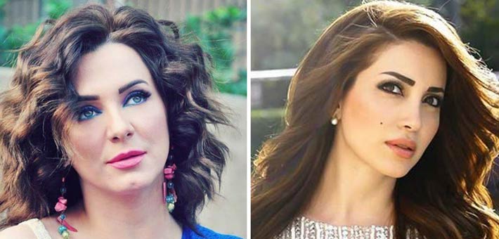 نسرين طافش وسولاف فواخرجي 