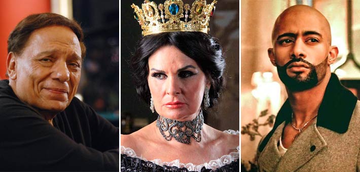 الأسطورة ويسرا وعادل إمام