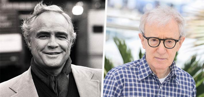 وودي آلن ومارلون براندو