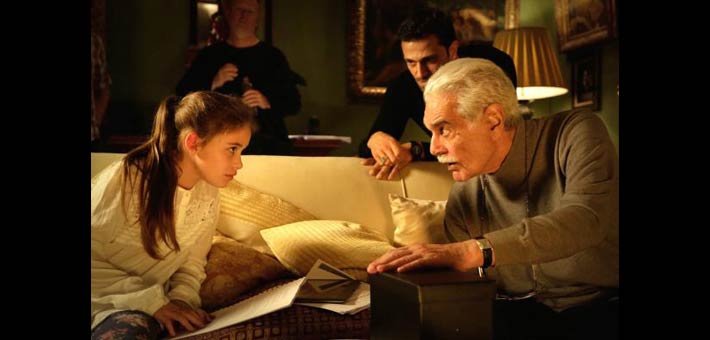 عمر الشريف في مشهد من آخر أفلامه 