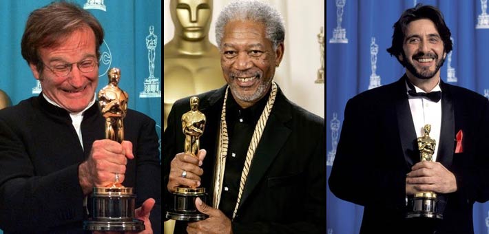 آل باتشينو ومورجان فريمان وروبن ويليامز