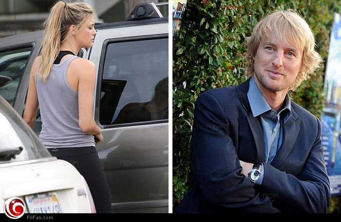 أوين ويلسون يرزق بطفل من مدربته الرياضية كارولين ليندكفيست