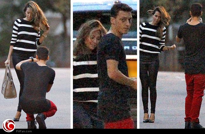 أوزيل وصديقته