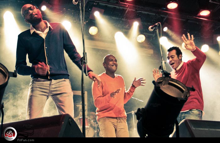 فريق بلاك تيما في إحدى الحفلات