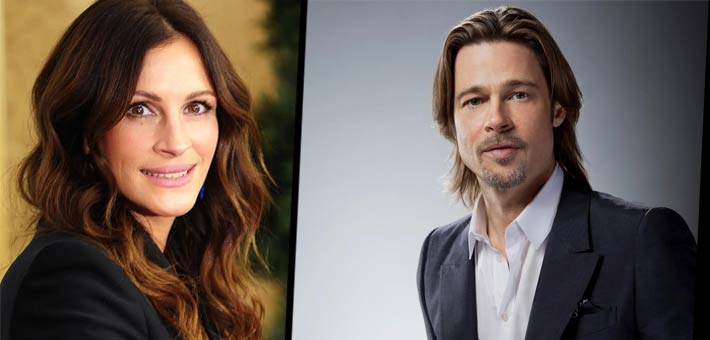 براد بيت وجوليا روبرتس