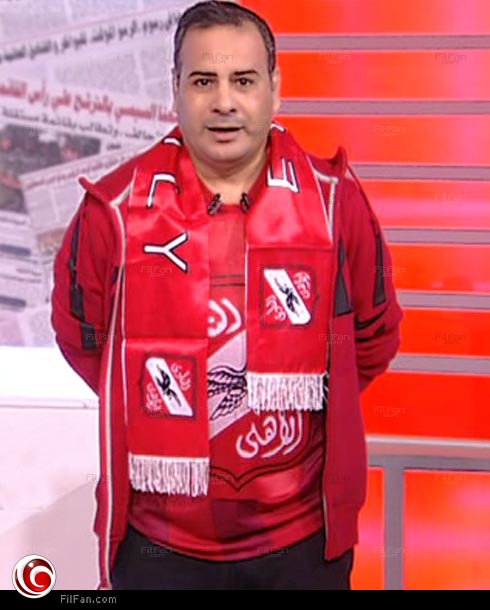 القرموطي في زي النادي الأهلي