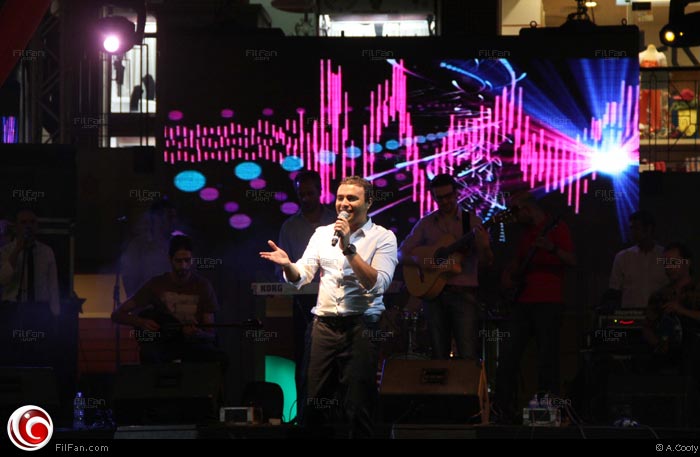 رامي صبري في الحفل