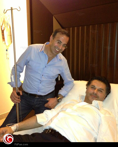 راغب علامة في المستشفى