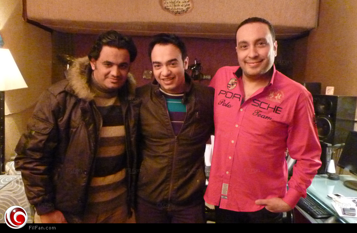 رامي يتوسط أشرف سالم ورمضان محمد