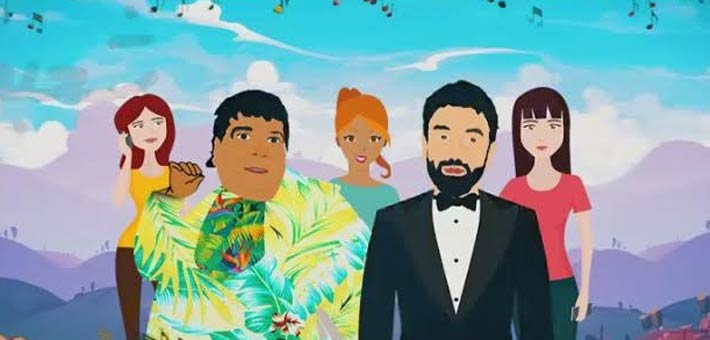 محمد ضياء وشعبان عبد الرحيم في الإعلان الدعائي لدويتو&quot;دنجوان وفقري&quot;