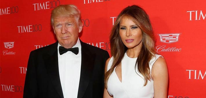 ترامب وزوجته