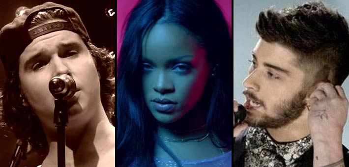 ريانا وجراهام لوكاس وزين مالك