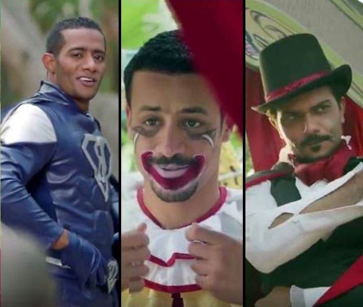 آسر ياسين وأحمد داوود ومحمد رمضان