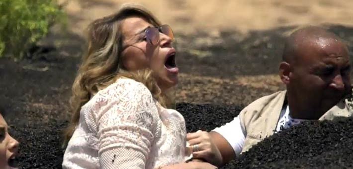 إيناس الدغيدي تصرخ وتدعو الله في &quot;رامز تحت الأرض&quot;