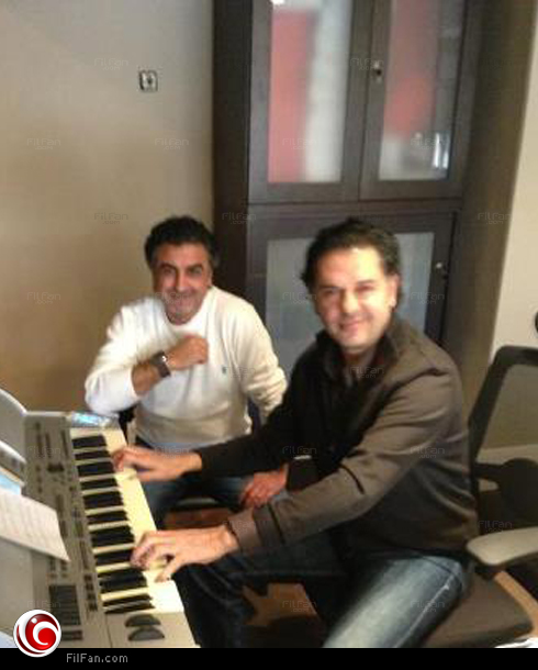 راغب مع طوني في الاستوديو