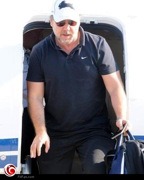 راسل كرو أثناء زيارته السابقة لتركيا