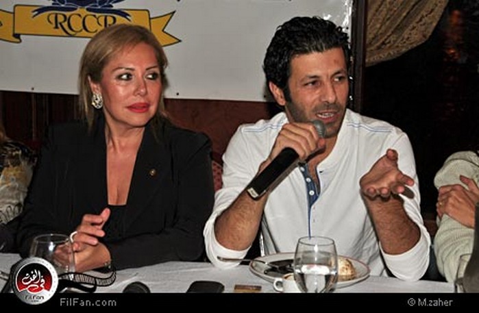 إياد نصار خلال التكريم