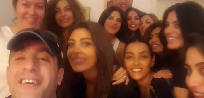 أحمد السقا وريهام حجاج وهبة الأباصيري ولقاء الخميسي 