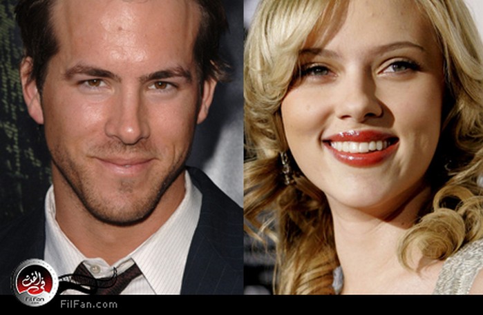 سكارليت وطليقها رينولدز