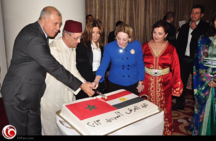 سميرة سعيد مع آن باترسون للاحتفال بـ &quot;عيد العرش المجيد&quot;