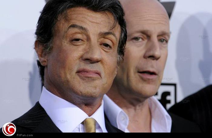 سيلفيستر ستالون مع بروس ويليس