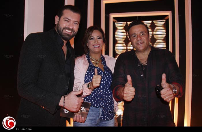 محمد فؤاد وهند صبري مع عمرو يوسف في &quot;Back to School&quot;