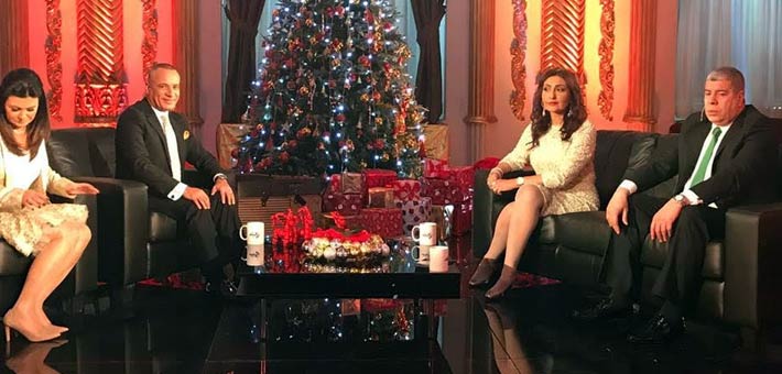 أحمد موسى وشوبير وديا رامز ورشا مجدي 