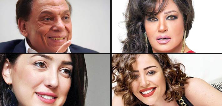 فيفي عبده، عادل إمام، منة شلبي، كندة علوش