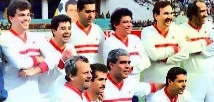 فريق من الفنانين المشجعين لنادي الزمالك