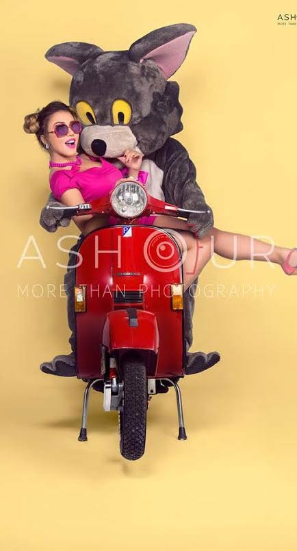 سارة سلامة وتوم!