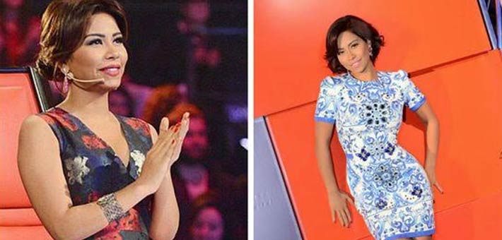 إطلالات شيرين في The Voice