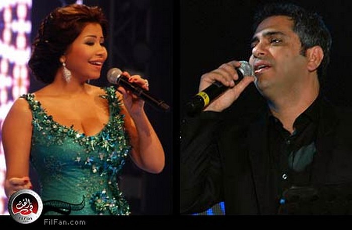 شيرين عبد الوهاب وفضل شاكر