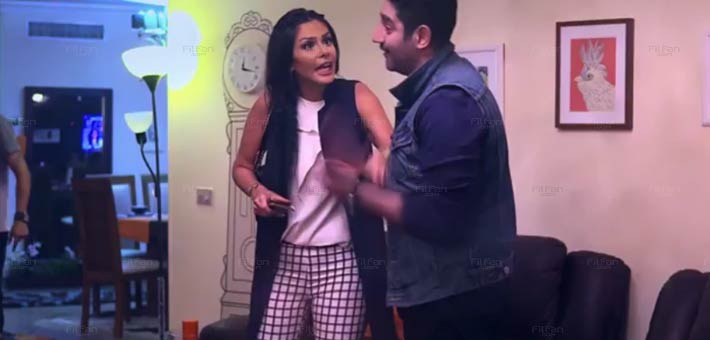 ساندي وزوجها في &quot;المشاغب&quot;