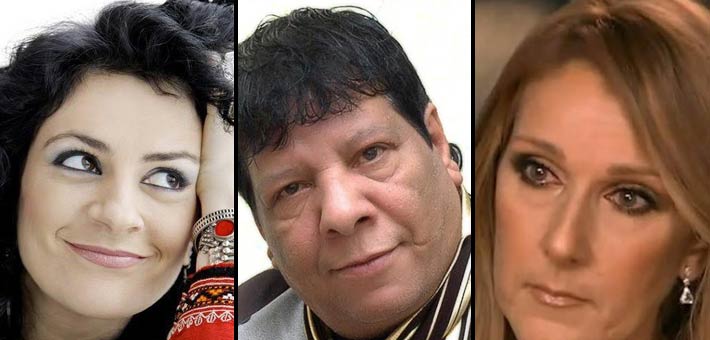 سيلين ديون وشعبان عبد الرحيم وريم بنا