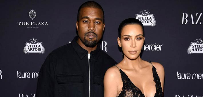 كيم كارداشيان وكانييه ويست