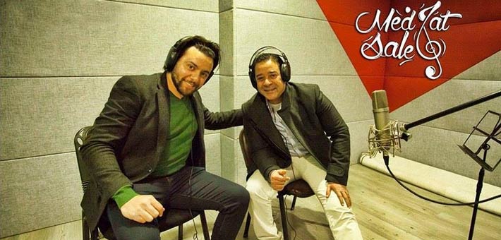 مدحت صالح ومدين في الأستوديو