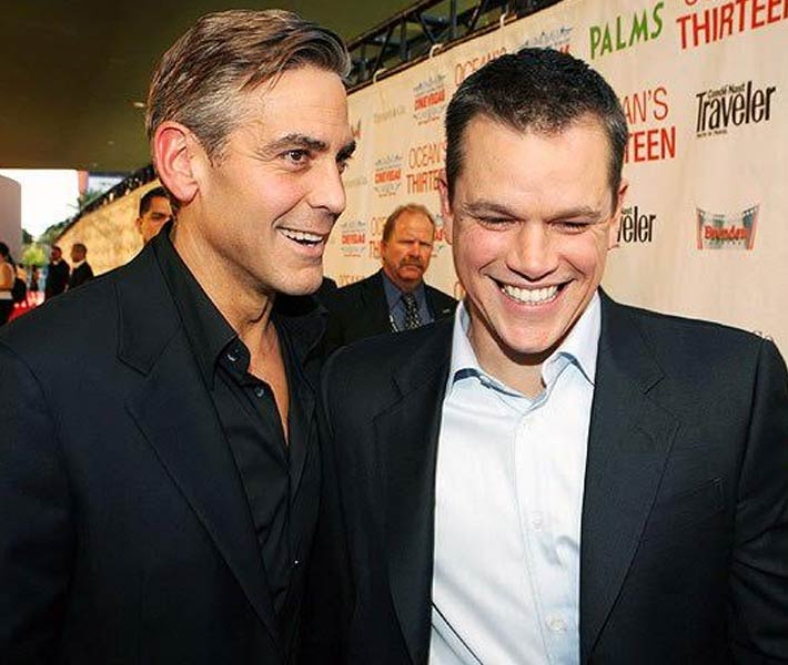 مات ديمون وجورج كلوني