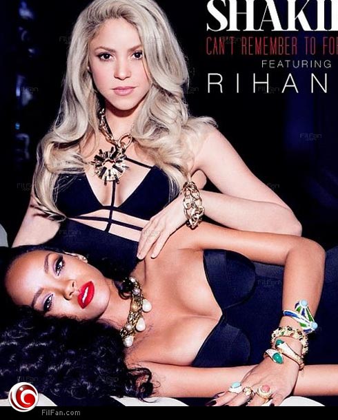 شاكيرا مع ريانا على غلاف أغنية &quot;Can’t Remember To Forget You&quot;