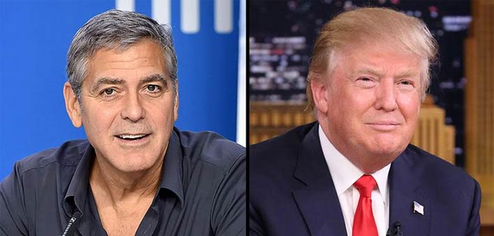 ترامب وكلوني